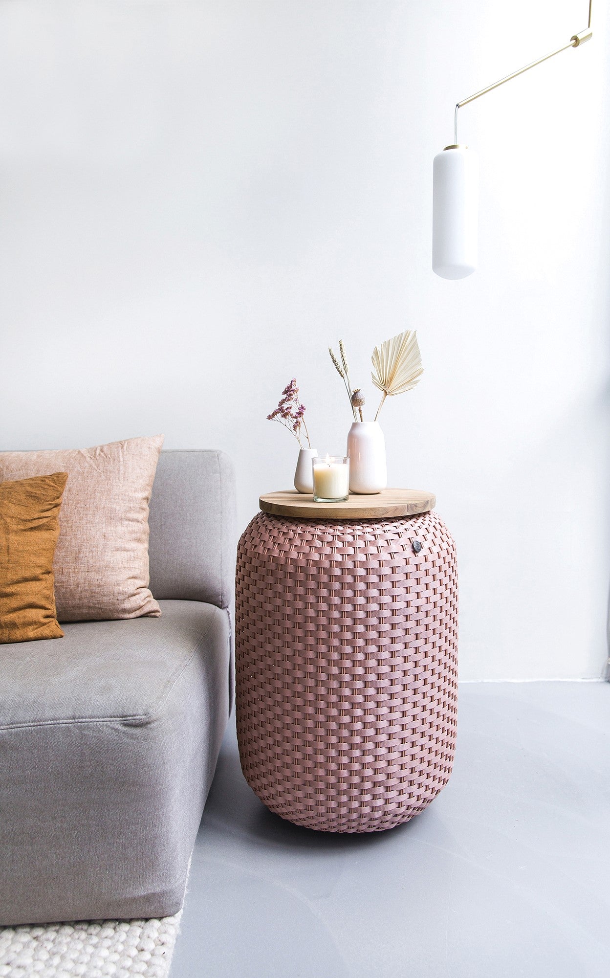 'HALO HIGH' STORAGE BASKET/SIDE TABLE