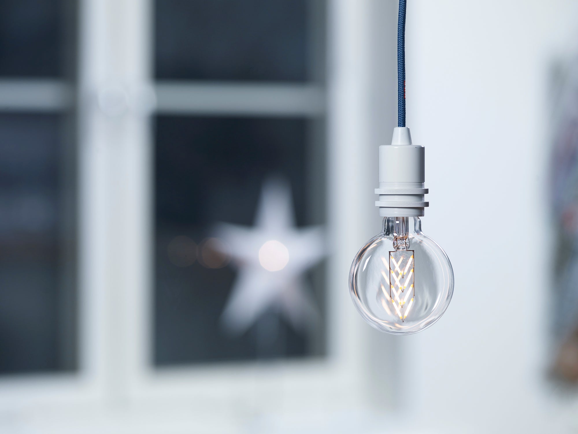 NUD LED FLAT EXIT 95MM - TRANSPARENT
