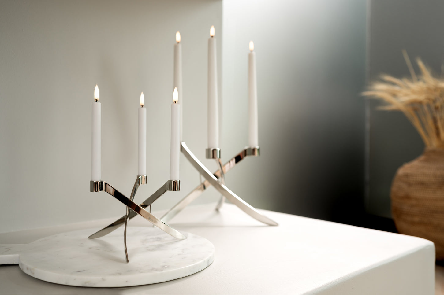 UYUNI LED MINI TAPER CANDLE PAIR