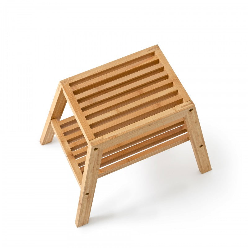 SLATTED STOOL | BAMBOO