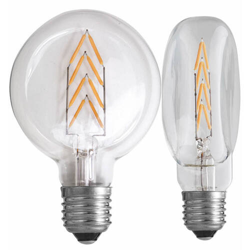 NUD LED FLAT EXIT 95MM - TRANSPARENT
