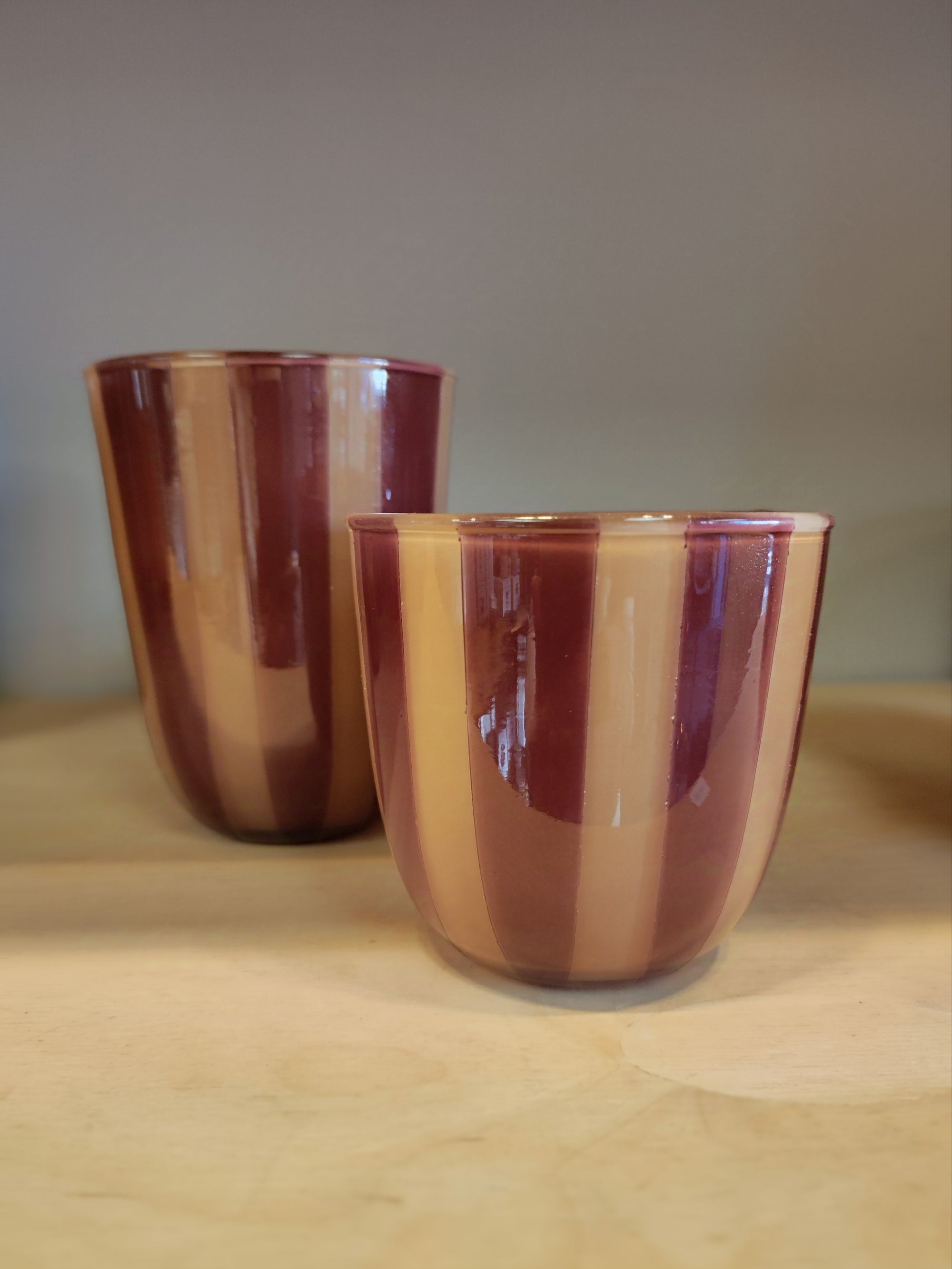 STRIPEY VOTIVE | CANDLE HOLDER.