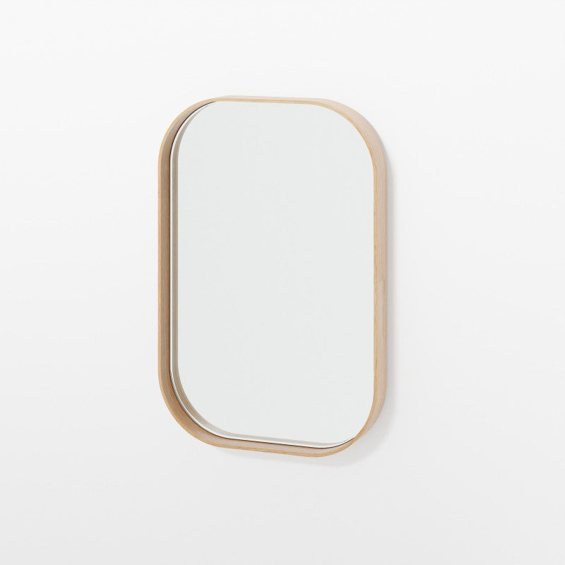 'OUTLOOK' WALL MIRROR | OAK 40cm