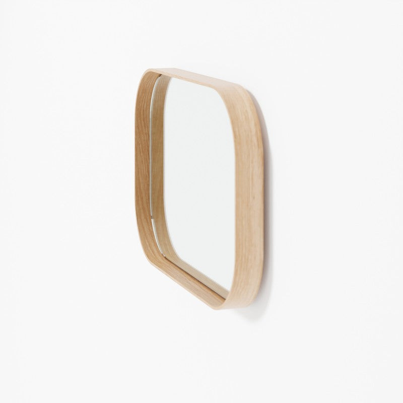 'OUTLOOK' WALL MIRROR | OAK 40cm