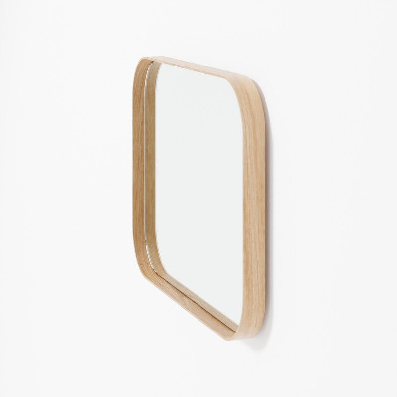 'OUTLOOK' WALL MIRROR | OAK 55CM