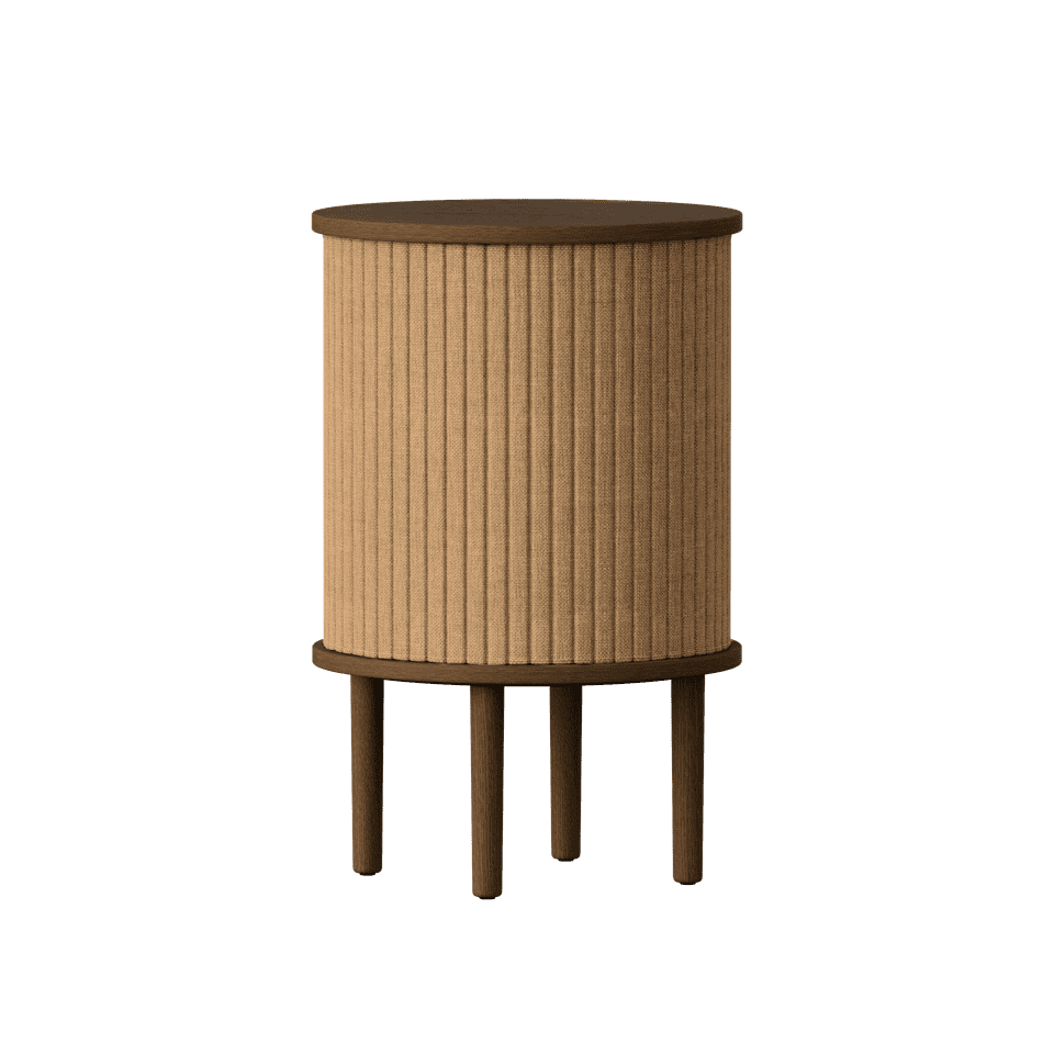 AUDACIOUS | SIDE TABLE, HORIZONS FABRIC.