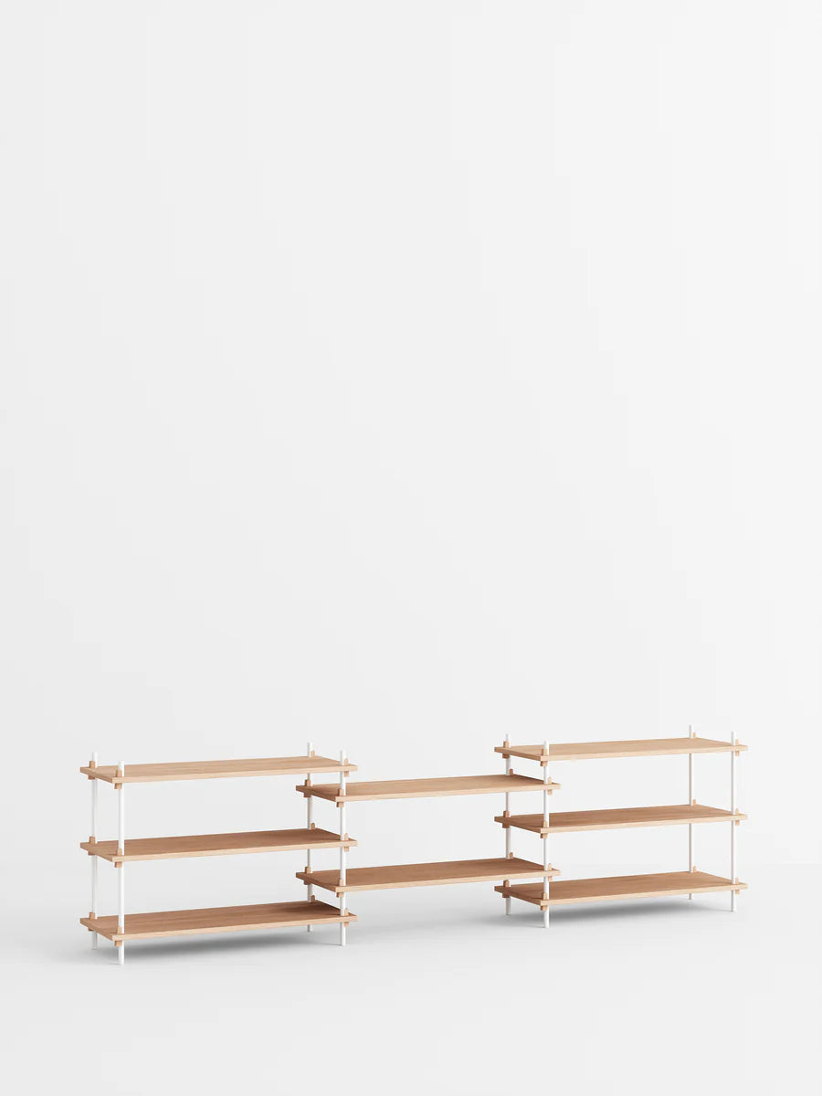 moebe shelving system S.65.3.A  65cm H x 3 bays