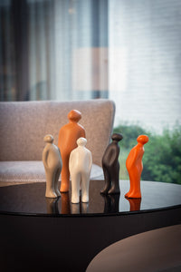 The Visitor mini ceramic sculptures in a selection of colours