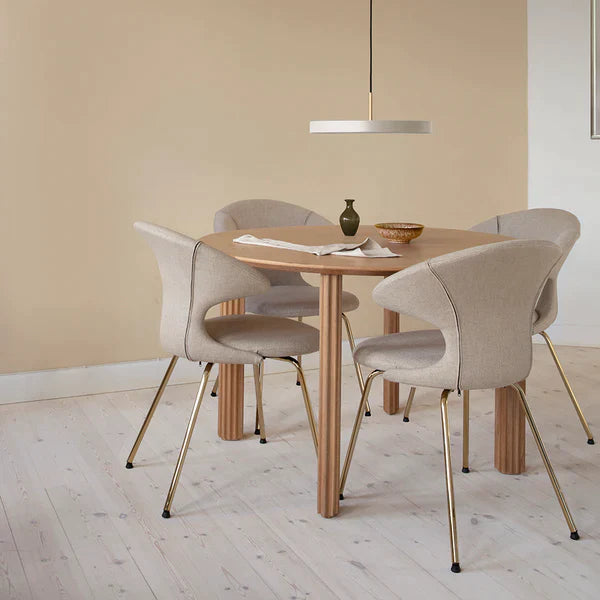 COMFORT CIRCLE | DINING TABLE, OAK & DARK OAK