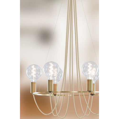 NUD COLLECTION HALO CHANDELIER - GOLD SPIRE